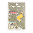 Bronco Pin Set