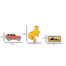 Bronco Pin Set