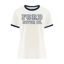 Ford Logo Cream Collegiate Women's T-Shirt