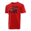 Ford Mustang Men's Pony Flag T-Shirt