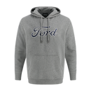 Ford Men's Script Embroidered Hooded Pullover Fleece