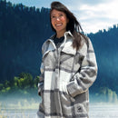 Ford Bronco Women's Plaid Shirt Jacket