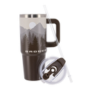 Ford Bronco Stainless Tumbler with Handle
