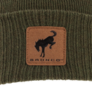 Ford Bronco Leather Patch Merino Wool Knit Hat