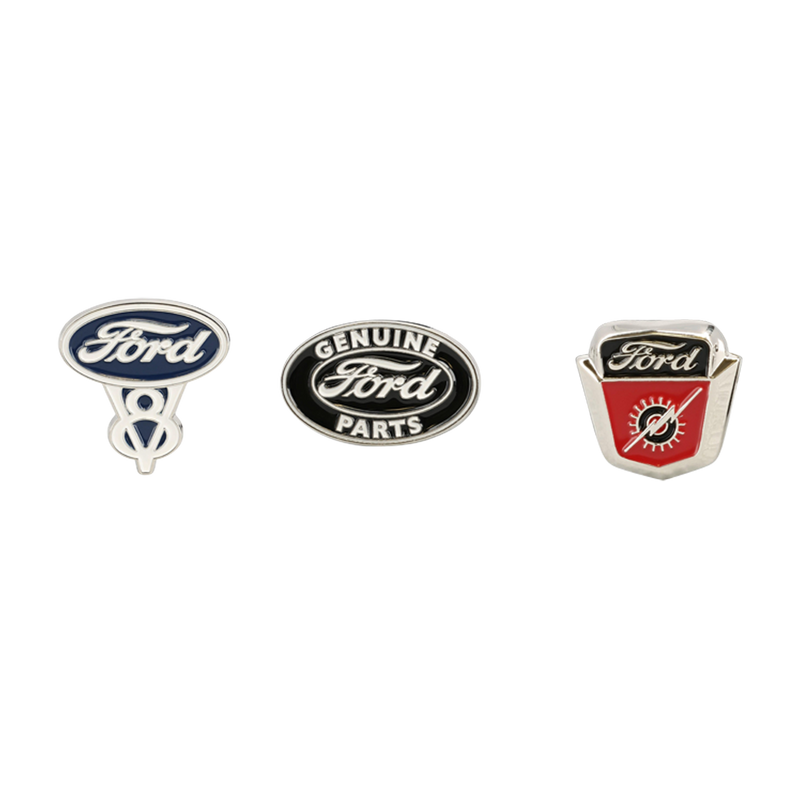 Ford Logo Pin Set - Official Ford Merchandise