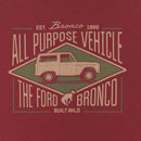 Bronco Men's All Purpose Vehicle T-Shirt