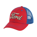 Ford Logo Americana Script Trucker Hat