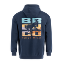 Bronco Desert Sunset Hooded Pullover Sweatshirt