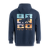 Bronco Desert Sunset Hooded Pullover Sweatshirt