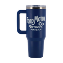 Ford Logo Navy Vintage Tumbler