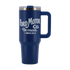 Ford Logo Navy Vintage Tumbler