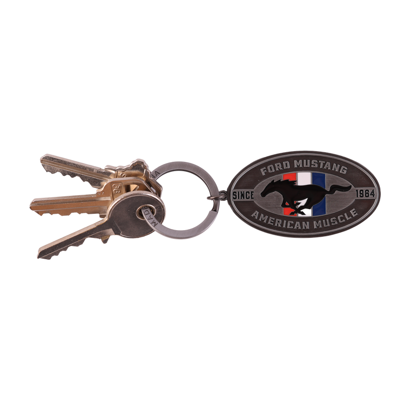Ford Mustang American Muscle Keychain - Official Ford Merchandise