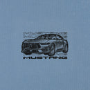 Ford Mustang Men's Car Drawing T-Shirt