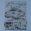 Ford Mustang Men's Car Drawing T-Shirt