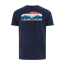 Mustang Logo Striped Car Men's T-Shirt