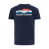 Mustang Logo Striped Car Men's T-Shirt