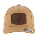 Ford Logo Detroit Heritage Leather Patch Flexfit 110 Hat