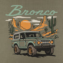 Bronco Desert Men's Hooded Pullover Fleece