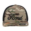 Ford Logo Multicam Flexfit 110 Snapback Hat