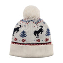 Ford Bronco 2026 Holiday Plaid Pom Beanie