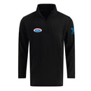 Ready Set Ford Men's Dealer Logo Embroidered Grid 1/4-Zip Pullover
