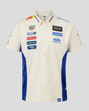 Oracle Red Bull Racing x Ford Racing cream and blue work shirt, front