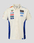 Oracle Red Bull Racing x Ford Racing cream and blue work shirt, front