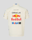 Oracle Red Bull Racing x Ford Racing cream and blue work shirt, view 2