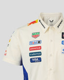 Oracle Red Bull Racing x Ford Racing cream and blue work shirt, view 8