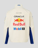Oracle Red Bull Racing x Ford Racing cream and blue motor jacket, view 02
