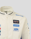 Oracle Red Bull Racing x Ford Racing cream and blue motor jacket, view 09