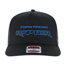 Ford Raptor Blue Embroidered Snapback Hat